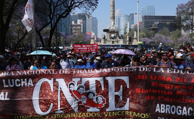 EN VIVO Marcha de la CNTE en CDMX y plantón en el Zócalo; minuto a minuto de la movilización de este 18 de marzo