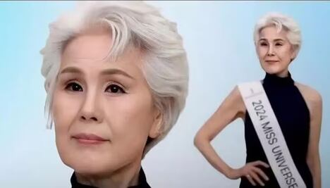 Es modelo, tiene 80 años y busca el título de Miss Corea del Sur