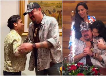 Pepe Aguilar presume momento con su yerno Christian Nodal el día de su cumpleaños