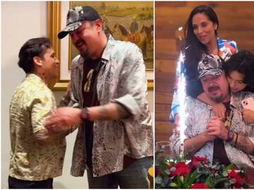 Pepe Aguilar presume momento con su yerno Christian Nodal el día de su cumpleaños