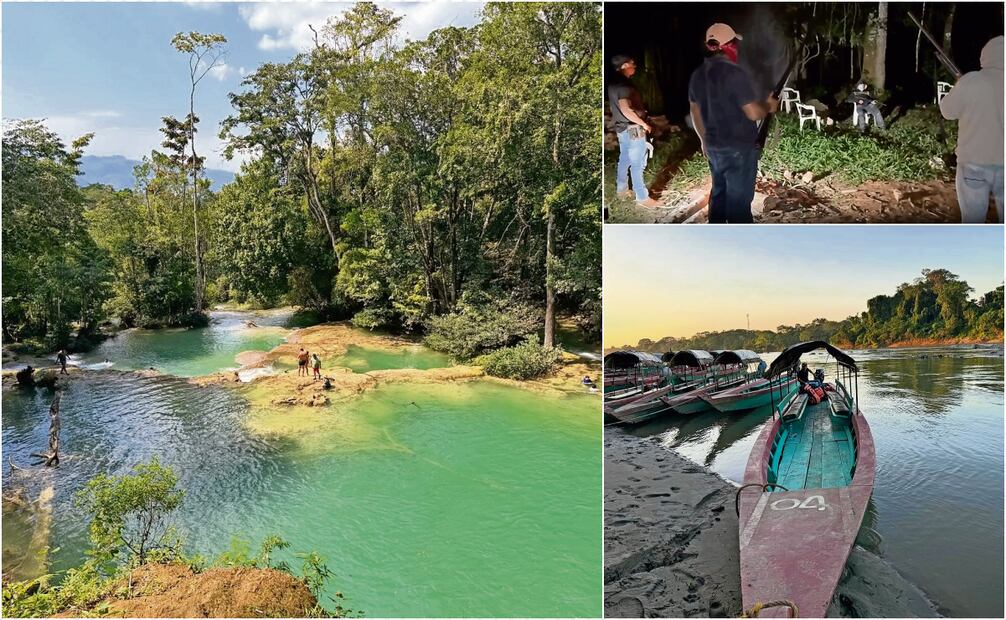 Las cascadas Roberto Barrios, así como las zonas arqueológicas de Bonampak y Palenque lucen vacías por la cancelación de viajes organizados por las agencias de turismo. Foto: Fredy Martín Pérez | El Universal