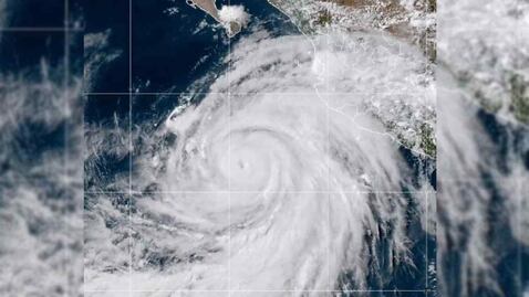 Huracán Hilary se convierte en categoría 3 frente a costas de México, según Servicio Meteorológico de San Diego