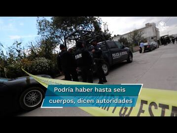 Encuentran fosa clandestina en patio de una casa en Toluca