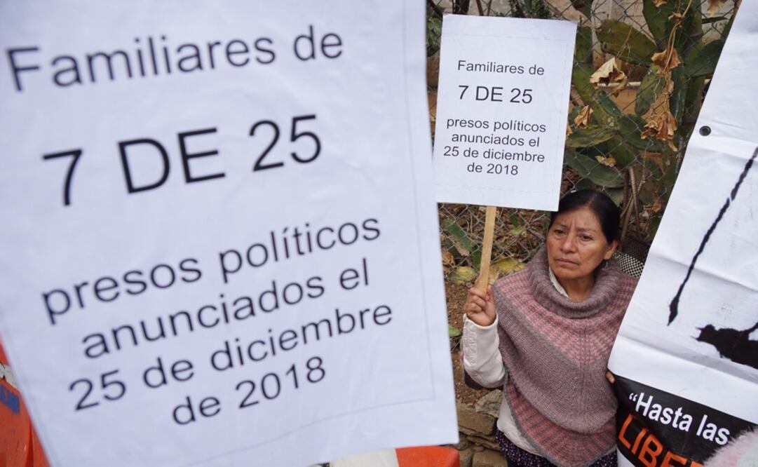 En un inicio fueron inculpadas 35 personas y a la fecha han logrado la excarcelación de al menos 10 de ellas. Foto: El Universal Oaxaca