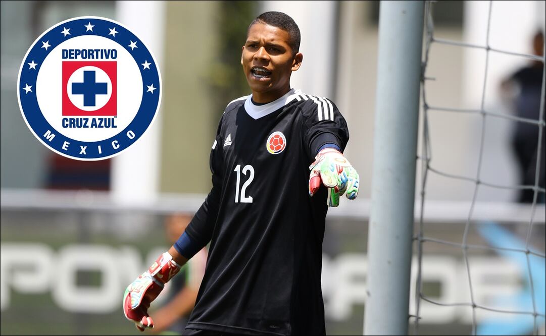 El debut con Cruz Azul del cancerbero colombiano Kevin Mier está en peligro / FOTO: ESPECIAL