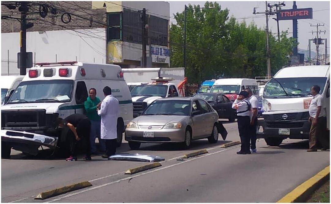 Accidente en el Edomex. Foto: Especial
