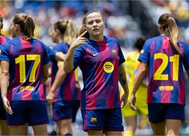 Resultado: Barcelona se impone ante América Femenil; las subcampeonas de la Champions League se adueñan del Estadio Ciudad de los Deportes