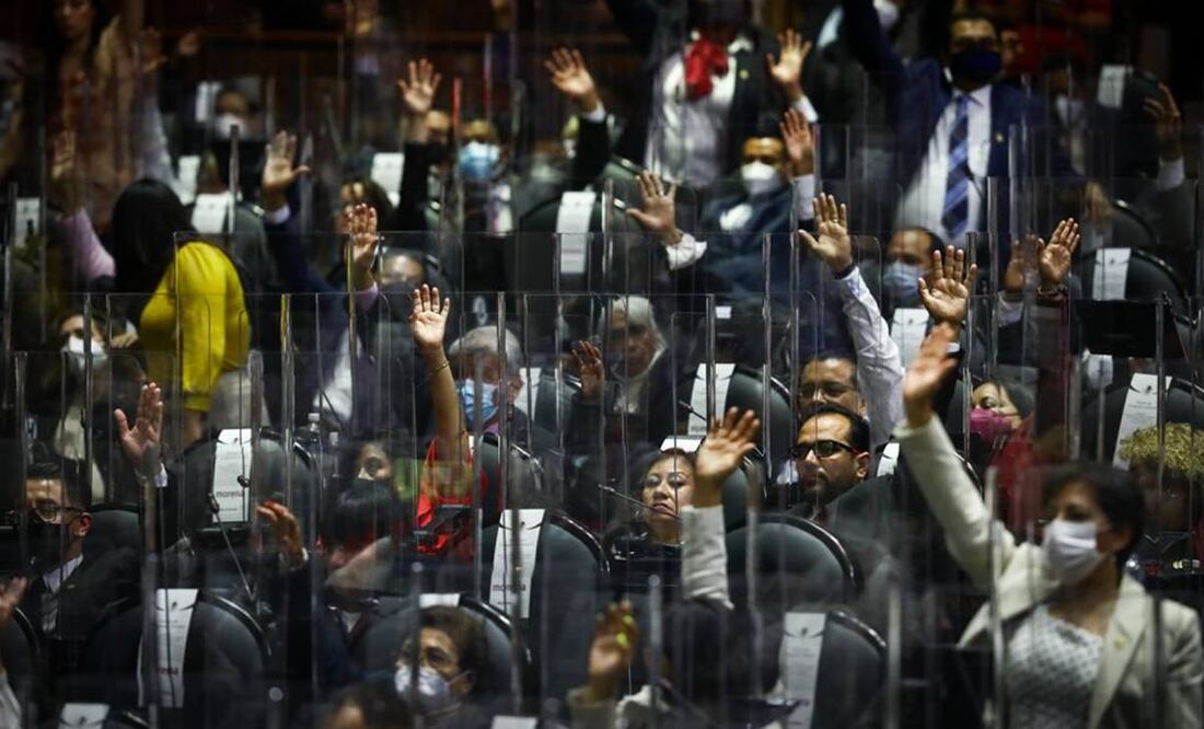 Sesión ordinaria en el pleno de la Cámara de Diputados. Foto: Diego Simón/ EL UNIVERSAL.