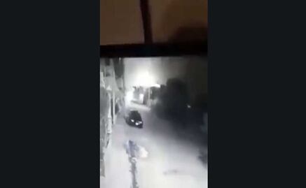 Captan el momento de la explosión de un polvorín en Puebla