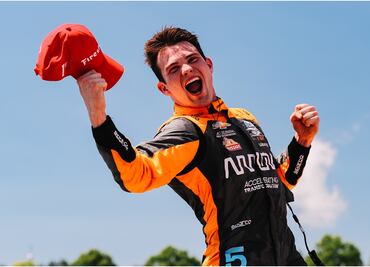 El mexicano Pato O’Ward ganó el Gran Premio de Alabama de IndyCar