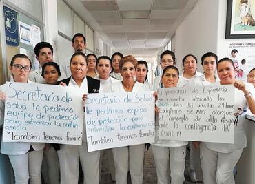 Pasantes de Medicina inician paro de labores, en Michoacán