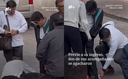 Captan momento en que le limpian los zapatos a Hugo Aguilar; "hecho no representa actuar de la Corte ni como me conduzco", responde