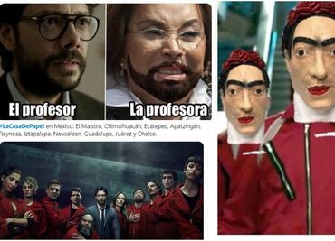 Los memes de la "Casa de papel" mexicana