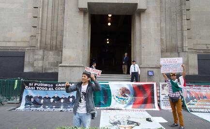 Protestan afuera de la SCJN ante postura del Poder Judicial a Ley de Remuneraciones