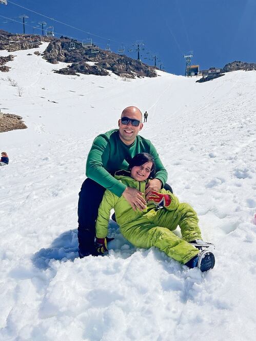 Los paseos de Carlos García con su hijo, ambos venezolanos, en Argentina fortalecen sus nexos. Foto: Especial