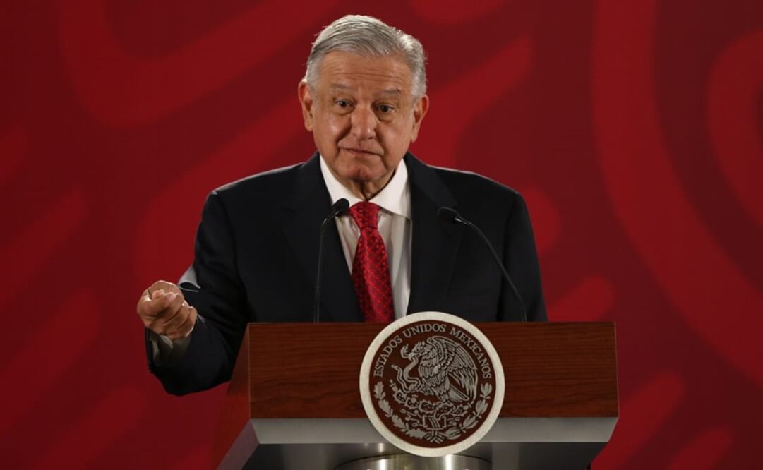 El presidente Andrés Manuel López Obrador, esta mañana. Foto: Carlos Mejía/EL UNIVERSAL 