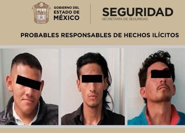 Detienen a 3 personas por su presunta participación en tráfico y acopio de armas en Cuautitlán Izcalli