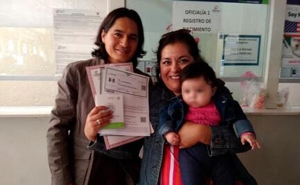 Registran a primer bebé con apellido materno al inicio en Hidalgo