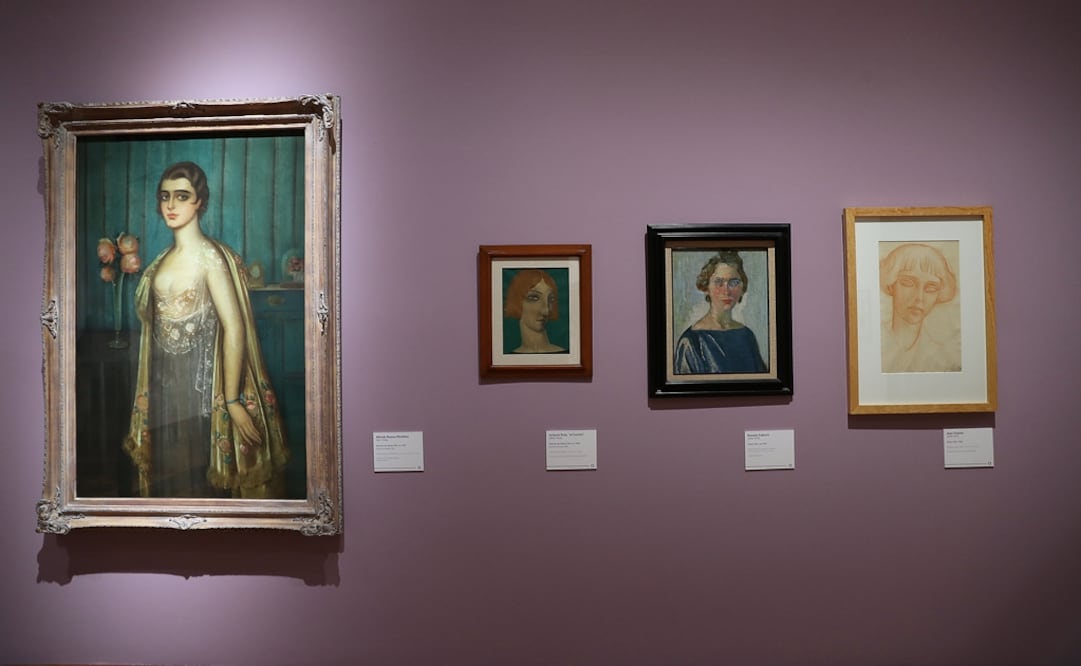 "Nahui Olin. La mirada infinita" reúne en el Munal obras de la artista y otros creadores como Dr. Atl, Jean Charlot y Edward Weston. Foto: Juan Carlos Reyes García / EL UNIVERSAL