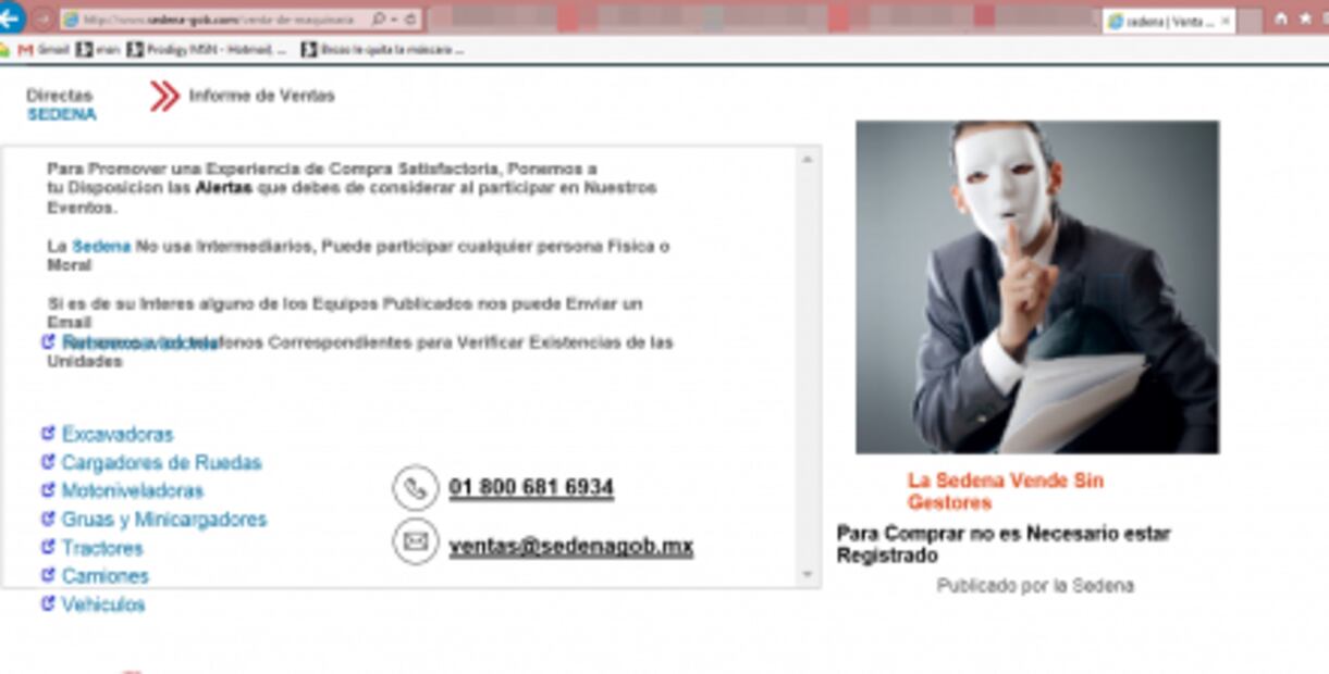 Suplantan portal de Sedena en Internet para cometer delitos