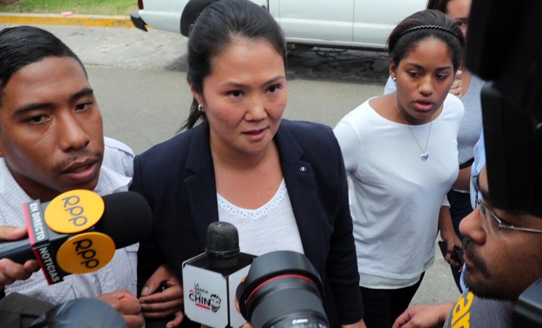 Keiko Fujimori, hija del ex presidente. Foto: EFE