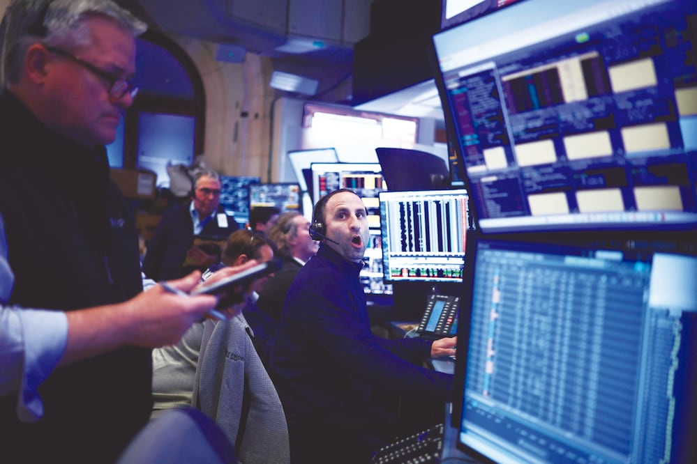 Los mercados de Nueva York reflejaron las dudas sobre la falta de acuerdos entre EU e Irán. Foto: Charly Triballeau / AFP