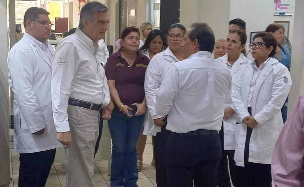 Gobernador de Tamaulipas durante evento del inicio de la Jornada Nacional de Vacunación (26/04/2025). Foto: Especial