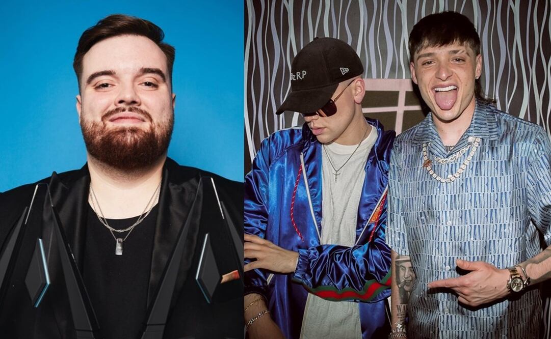 Ibai Llanos reveló sus impresiones sobre Peso Pluma y Bizarrap. Foto: Instagram @ibaillanos / Twitter @bizarrap