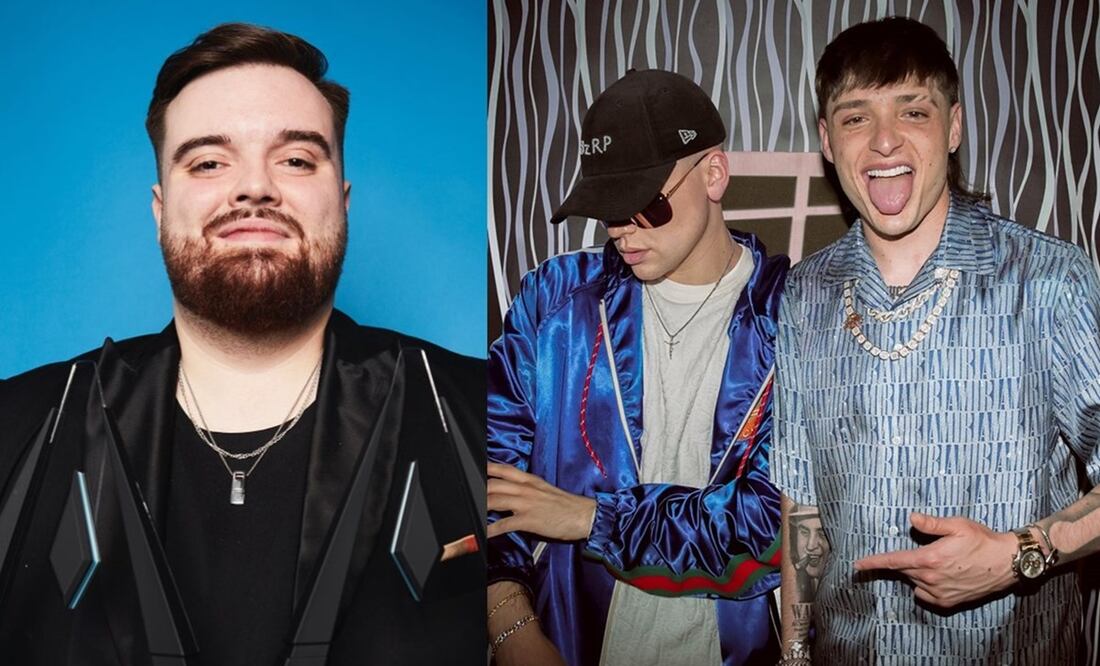 Ibai Llanos reveló sus impresiones sobre Peso Pluma y Bizarrap. Foto: Instagram @ibaillanos / Twitter @bizarrap