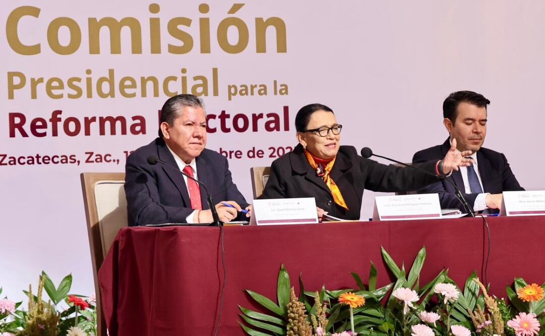 Rosa Icela Rodríguez participa en audiencia pública en Zacatecas (12/11/2025). Foto: X (@rosaicela_)