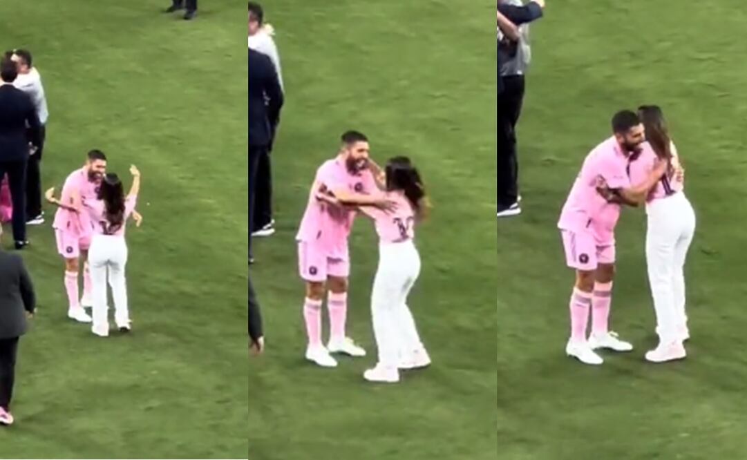 Antonella Rocuzzo confundió a Messi con Jordi Alba; se quedó cerca de besarlo
