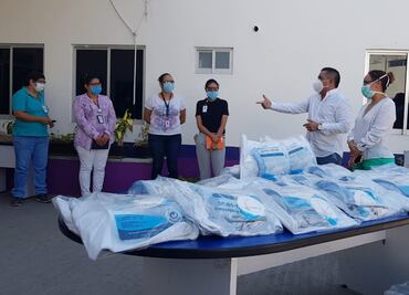 Diputados llevan insumos de protección a personal de salud en Morelos