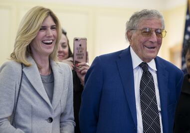 Tony Bennett conoció a su esposa Susan cuando su suegra estaba embarazada de ella