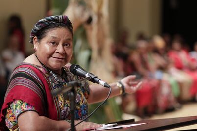 Conapred emite medidas precautorias para Rigoberta Menchú