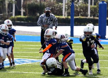 Inauguran cancha para "tochito" en la Benito Juárez