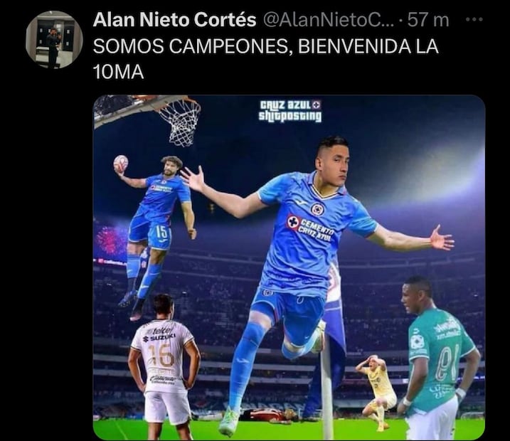 Los mejores memes del triunfo de Cruz Azul