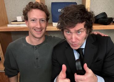 Javier Milei se reunió con Mark Zuckerberg, en medio de su gira en busca de inversiones