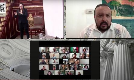 VIDEO: Con mala señal y con insultos, así transcurrió sesión virtual del Congreso capitalino