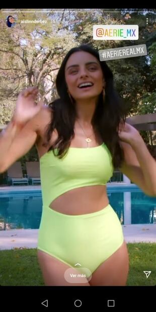 Aislinn Derbez presume cuerpo de infarto en bikini
