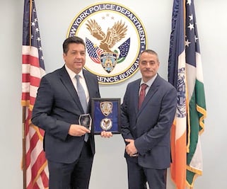 Viaja gobernador de Tamaulipas a Nueva York