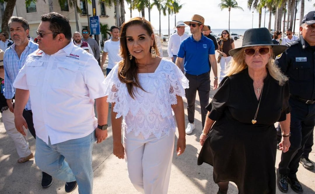 La goberndora, Mara Lezama Espinosa, encabezó una gira de trabajo con representantes del Comité Técnico del Fideicomiso del Turismo Crucerista, encabezados por Michele Paige. | Foto: Especial.
