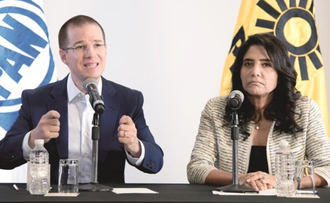 Ricardo Anaya (left) & Alejandra Barrales (right) – File photo/EL UNIVERSAL