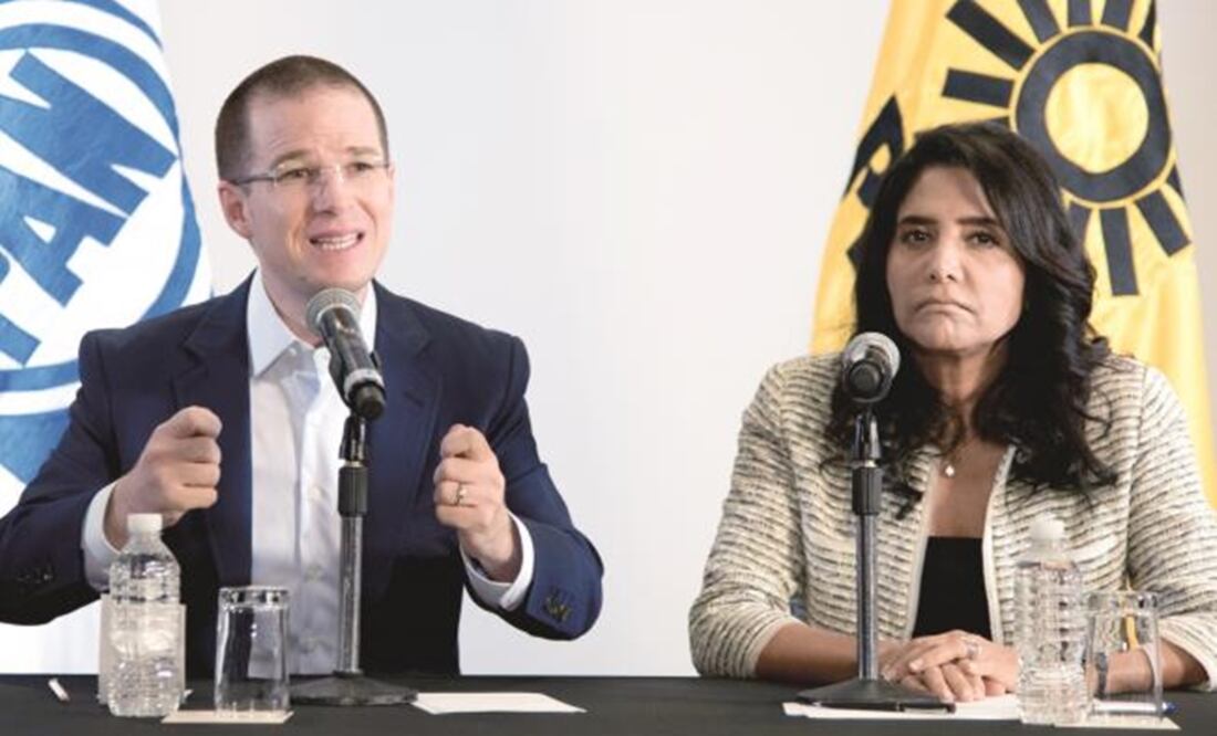 Ricardo Anaya (left) & Alejandra Barrales (right) – File photo/EL UNIVERSAL