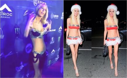 Tara Reid "asusta" en Halloween con su delgadez