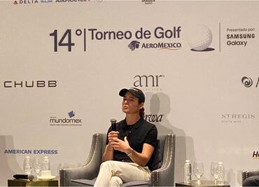 "Mi bandera es promocionar el golf mexicano" Lorena Ochoa en la presentación del Torneo de Golf de Aeroméxico