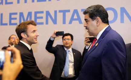 Macron se da apretón de manos con Maduro en COP27; aboga por estrechar vínculos