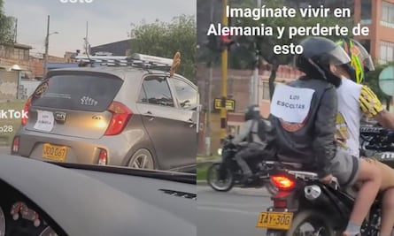 Con escolta. Así se aprende a manejar en Colombia