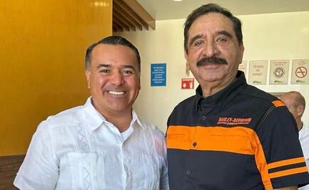 Renán Barrera se reúne con Luis Felipe Saidén, secretario de Seguridad en Yucatán 