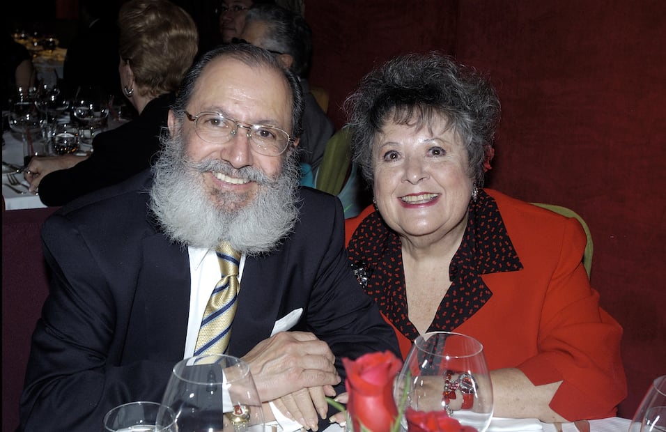 Evita Muñoz "Chachita" y Hugo Macías Macotela, juntos por 60 años.
Foto: EL UNIVERSAL, archivo