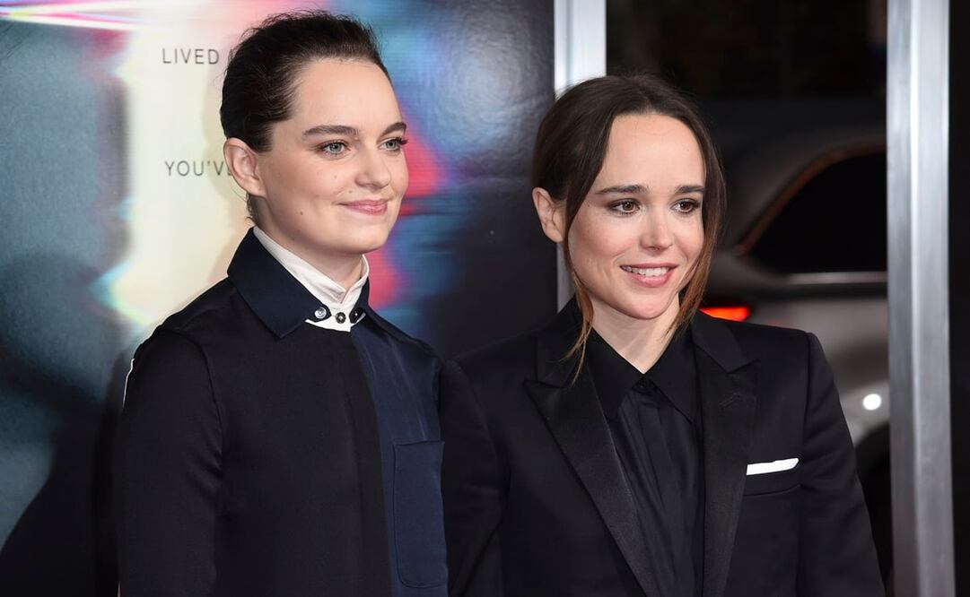 Elliot Page y Emma Portner. Foto: AP